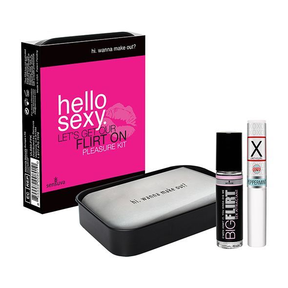 Sensuva Hello Sexy Flirt Gift Set (Stimulating Lip Balm and Pheromones)