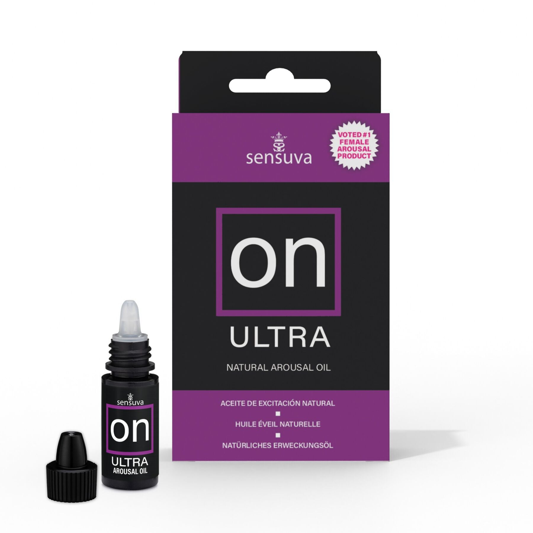 Sensuva ON Arousal Oil for Her Ultra Clitoral Stimulant Drops (5 ml) — the most powerful, up to 45 min.