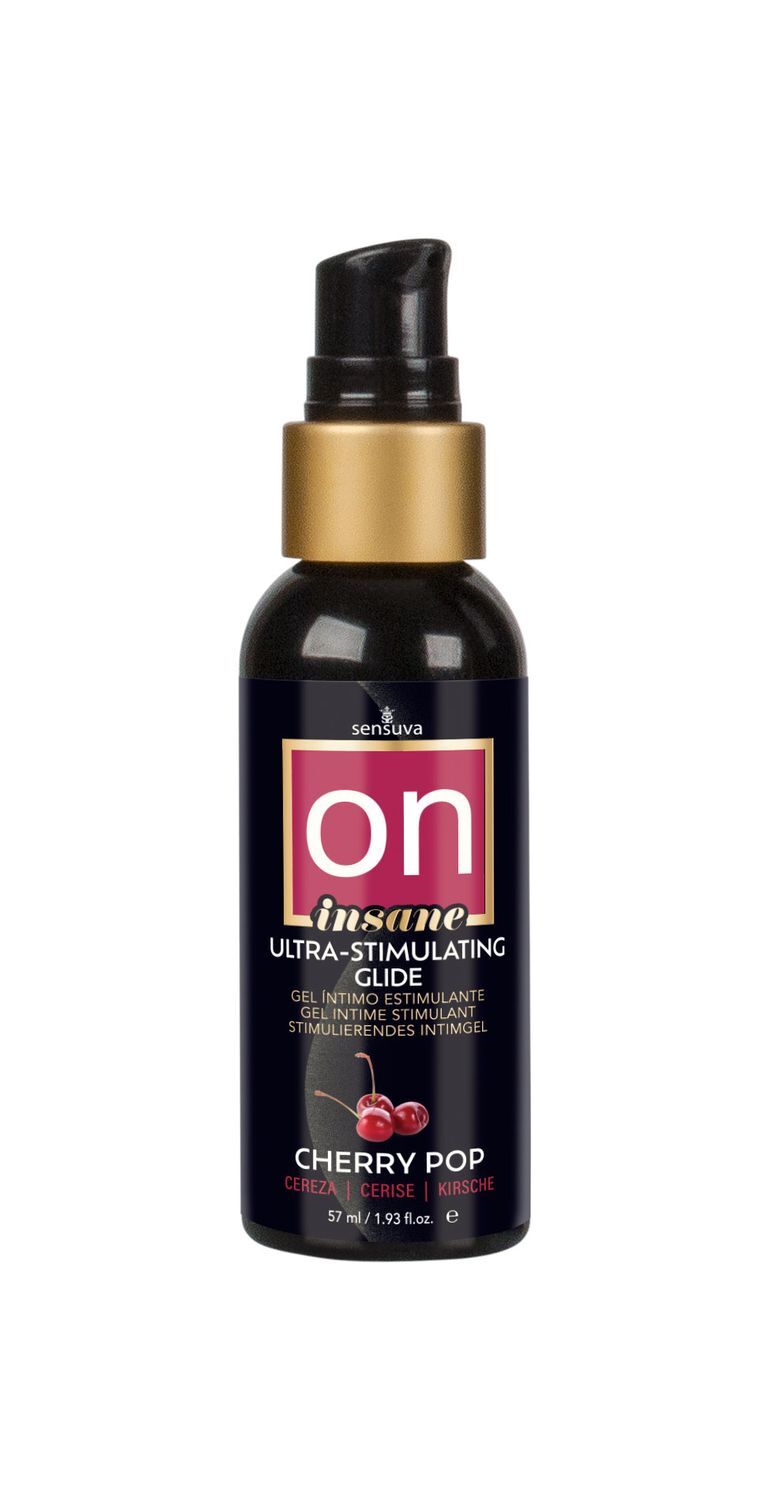 Sensuva Ultra-Stimulating On Insane Cherry Pop Hybrid Lubricant (57 ml)