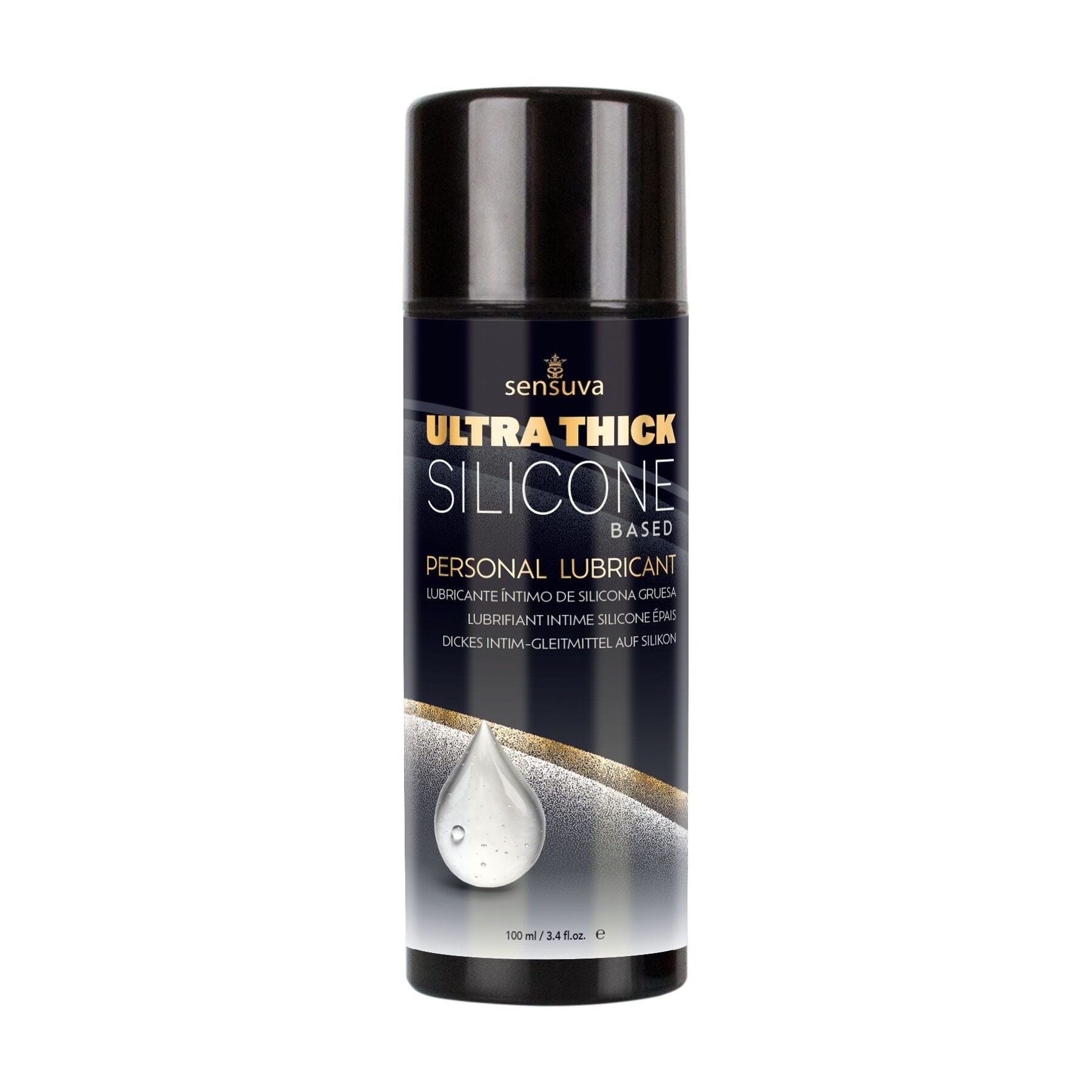 Thick silicone lubricant Sensuva UltraThick Silicone (100 ml) without glycerin, parabens, and menthol