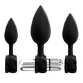 Bathmate Anal Training Plugs VIBE, diameter 2.5 cm - 3.1 cm - 3.8 cm
