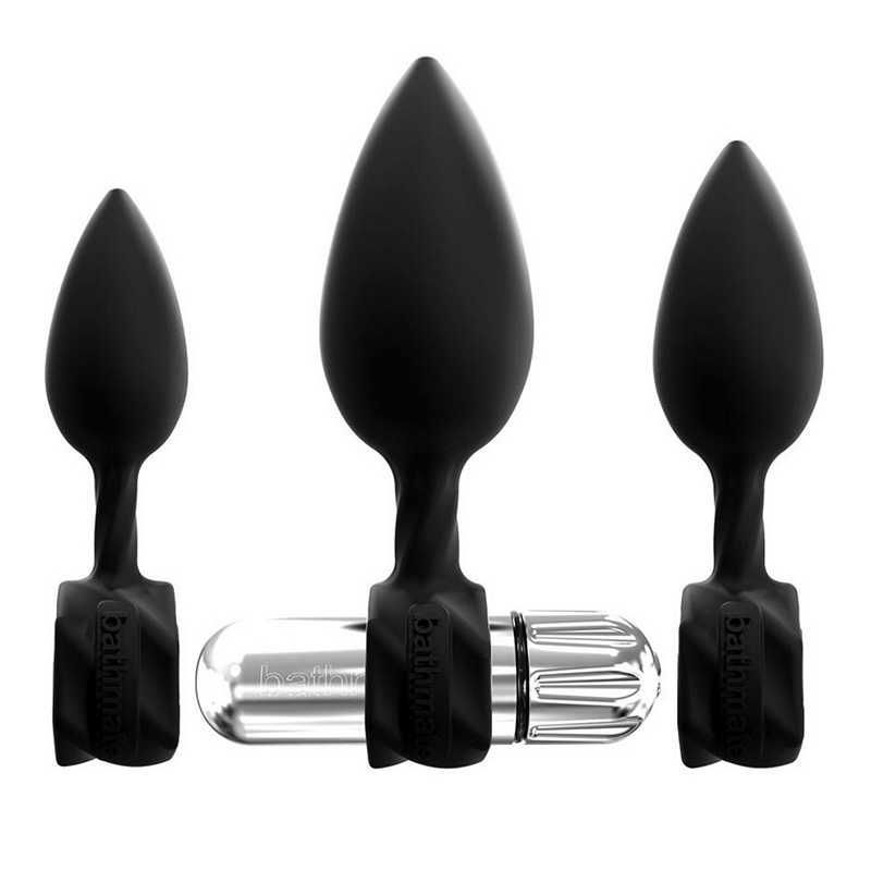 Bathmate Anal Training Plugs VIBE, diameter 2.5 cm - 3.1 cm - 3.8 cm