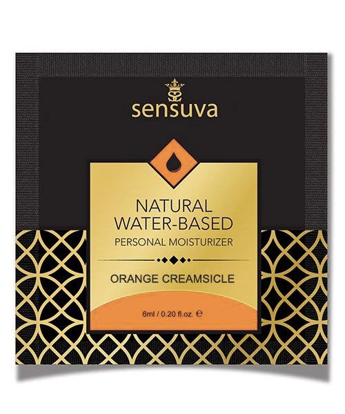 Sensuva Sample - Natural Water-Based Orange Creamsicle (6 ml)