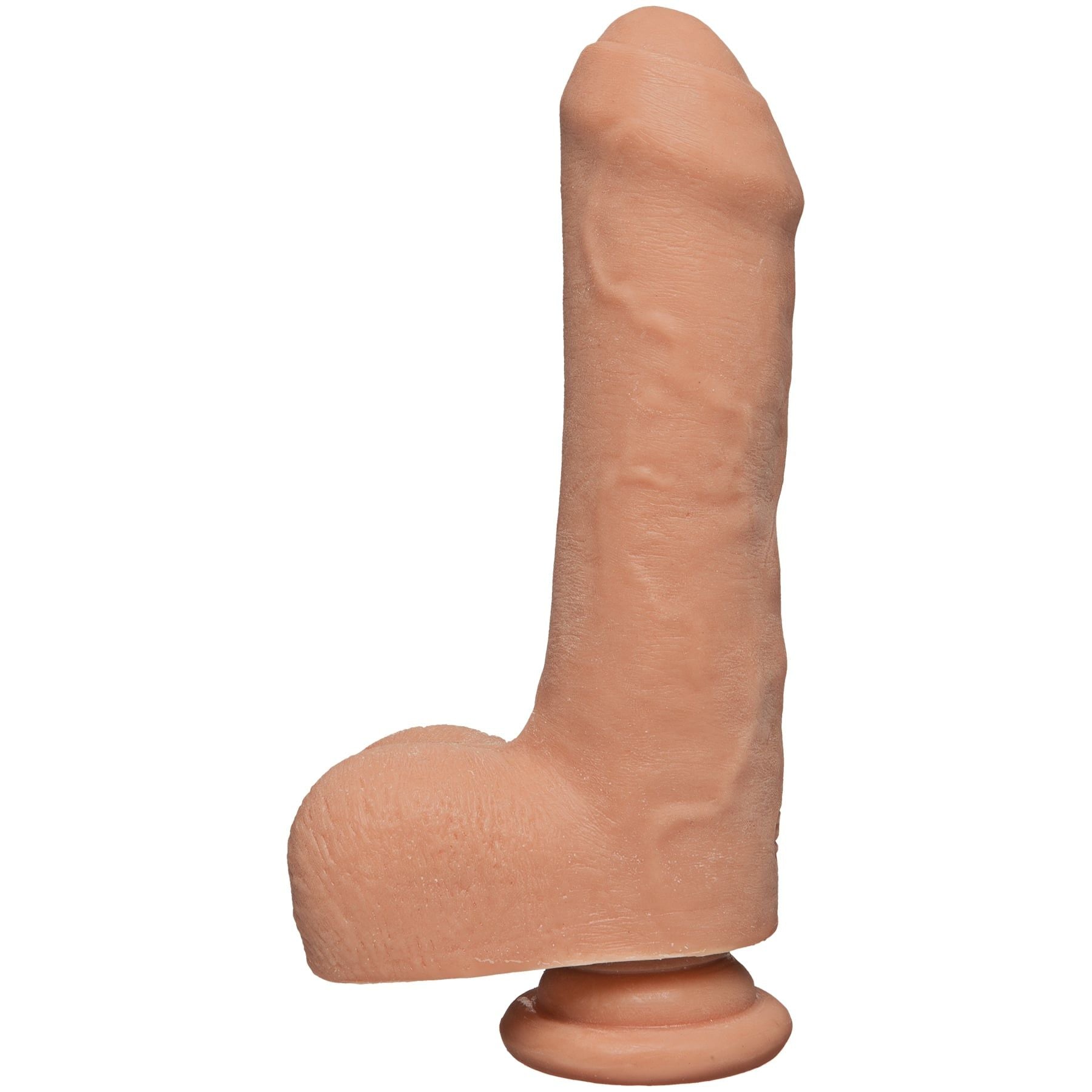 Doc Johnson The D - Uncut D - 7 Inch With Balls ULTRASKYN Dildo, 4.5 cm diameter, uncut