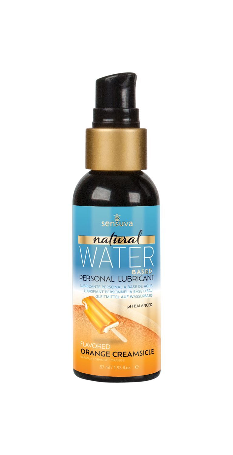 Sensuva Natural WaterBased Orange Creamsicle 57ml Lubricant - Glycerin and Paraben Free