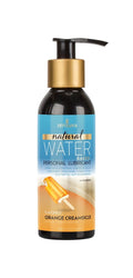 Sensuva Natural Water-Based Orange Creamsicle Lubricant 125ml Glycerin and Paraben-Free