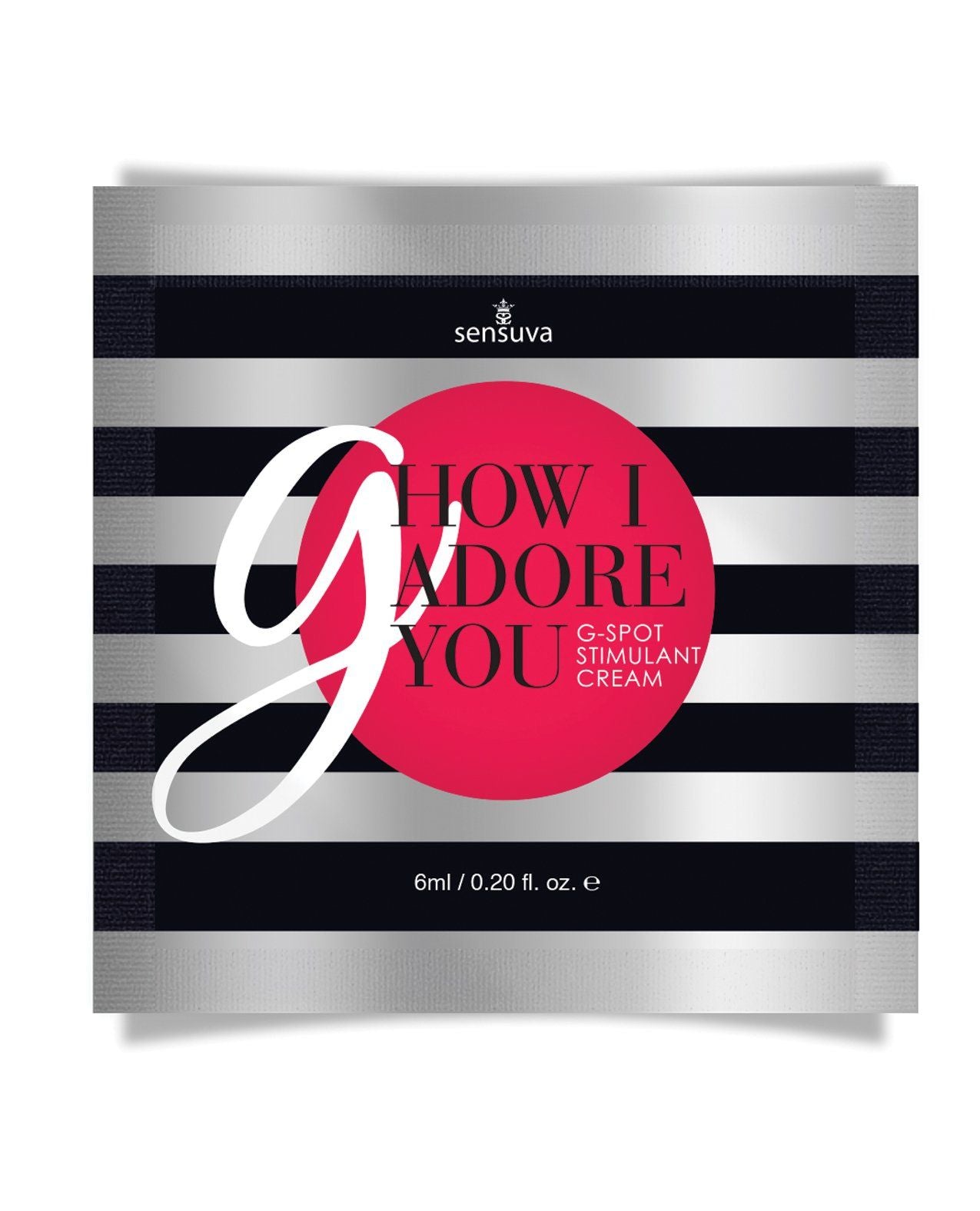 Sensuva - G, How I Adore You G-Spot Gel Sample (6 ml) with guarana extract