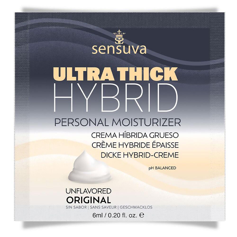 Sensuva Ultra-Thick Hybrid Formula Lubricant Sample (6ml)