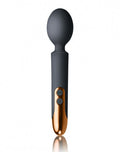 Rocks Off Oriel Black Vibrating Massager, waterproof, flexible head, small and powerful, LED light