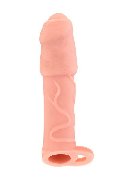Penis extender Real Body — Real Extender DICKY with a closed head and a scrotum ring