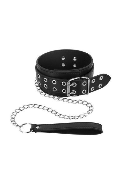 Fetish Tentation Eyalets Collar and Leash
