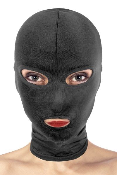 BDSM Hood with Open Eyes and Mouth Fetish Tentation