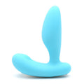 2-in-1 KISTOY Gordon Blue vibrating anal plug and prostate massager with remote control, flexible stem