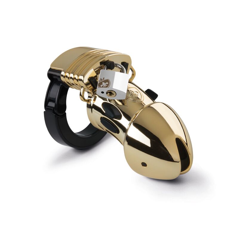 Mystim Pubic Enemy No 1 - Gold Edition Electro Stimulation Penis Cage