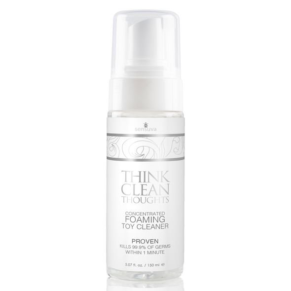 Concentrated Cleansing Foam for Toys Sensuva Think Clean Thoughts Foaming, 150 ml