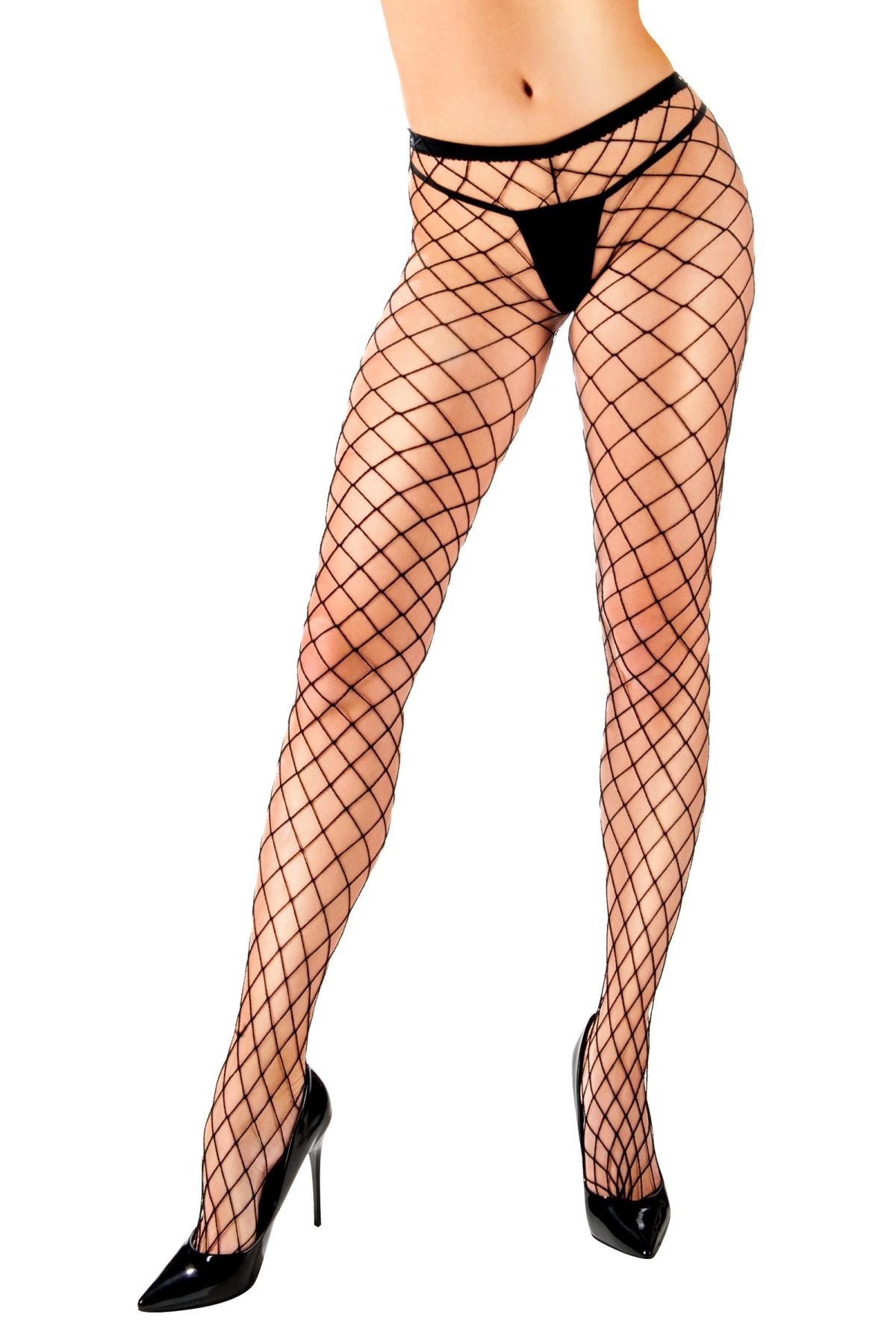 Large fishnet tights Anne De Ales Ginna T1