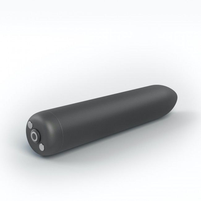Rechargeable Vibrating Bullet Dorcel Rocket Bullet Black