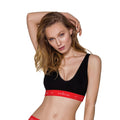 Sports top with wide straps Passion PS003 TOP M, black