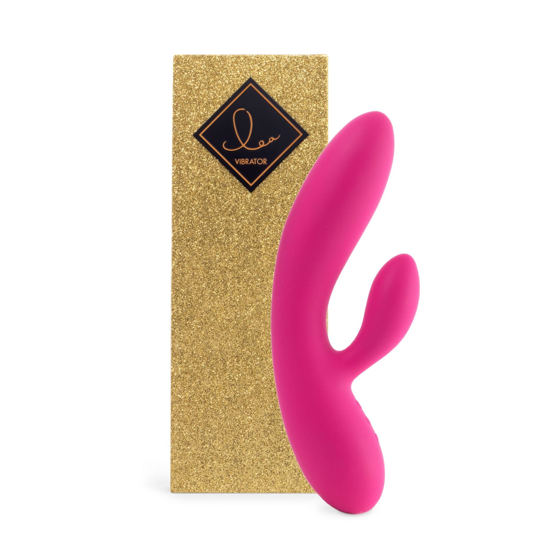 Flexible Rabbit Vibrator with Two Motors FeelzToys Lea Rabbit Vibrator Rubine Red