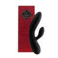 Flexible rabbit vibrator with two motors FeelzToys Lea Rabbit Vibrator Black