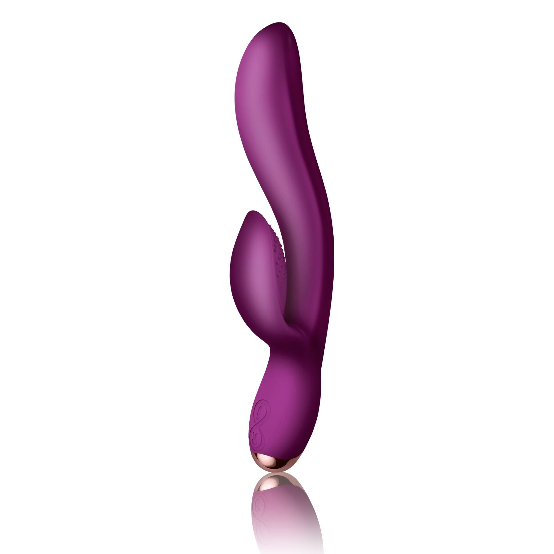 Rocks Off Regala Fuchsia rabbit vibrator for A-spot stimulation, 2 powerful motors, LED illumination