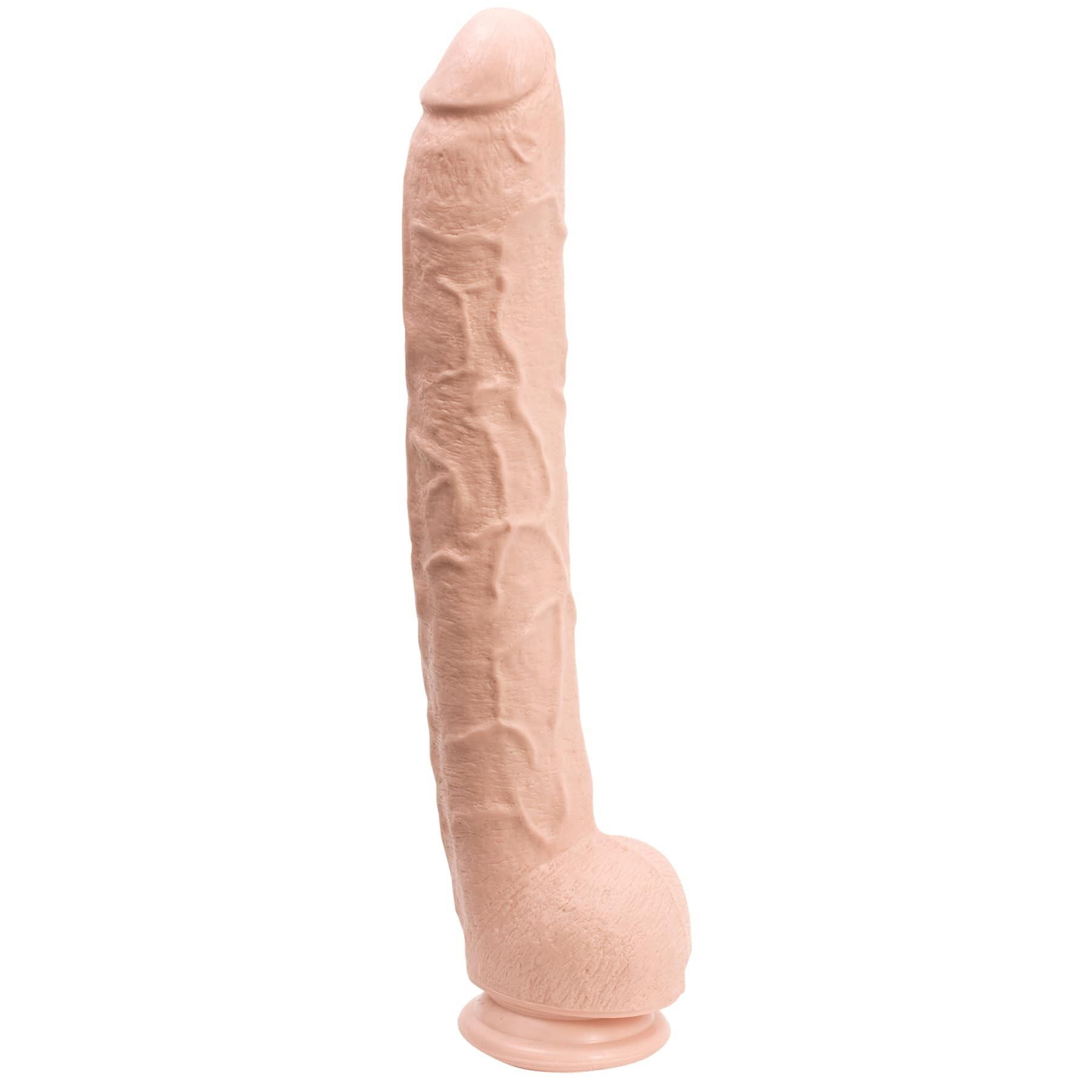 Doc Johnson Dick Rambone White Dildo (in PE packaging!), Diameter 6 cm, length 42 cm, PVC