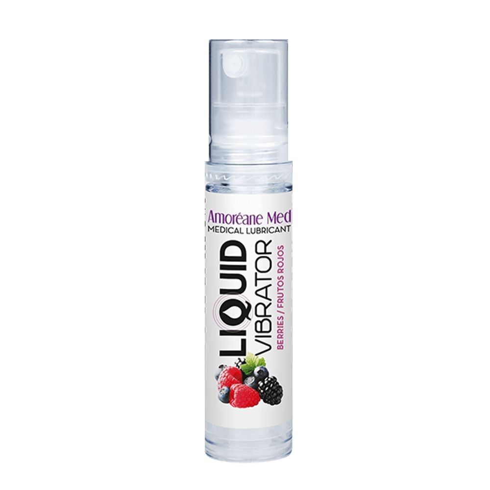 Amoreane Med Liquid Vibrator Berries (10 ml) Vibrating Effect Lubricant
