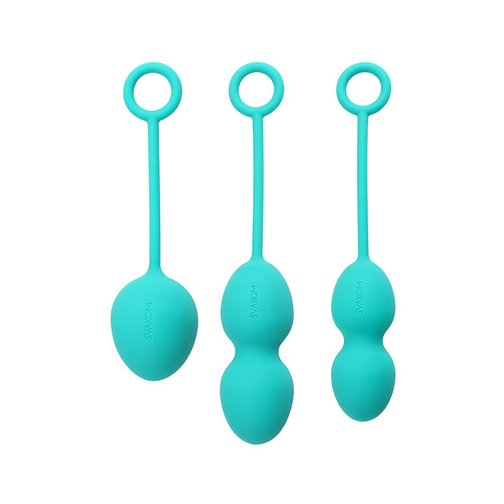 Svakom Nova Green Vaginal Balls Set with Offset Center of Gravity