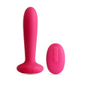 Vibrating and heated anal plug, remote control Svakom Primo Wine Red