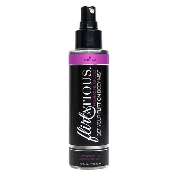 Sensuva Flirtatious Pomegranate, Fig, Coconut & Plumeria Pheromone Body Mist (125 ml)