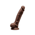 Dildo SilexD Johnny Brown (MODEL 1 size 7in), dual-layer, silicone + Silexpan, diameter 3.8 cm