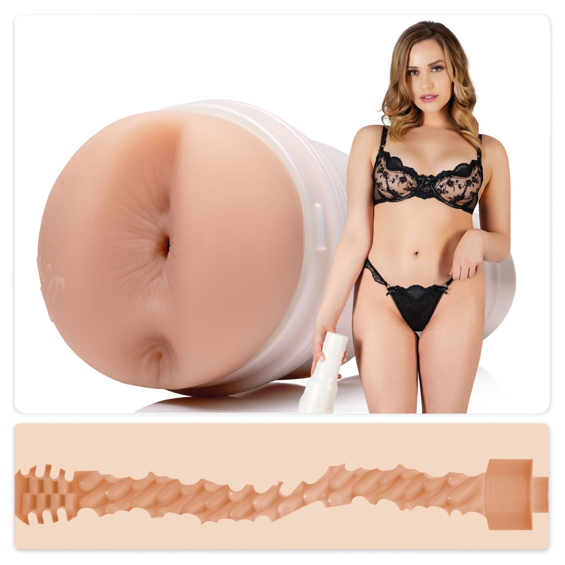 Fleshlight Girls Masturbator: Mia Malkova - Boss Level, from a butt mold, very soft