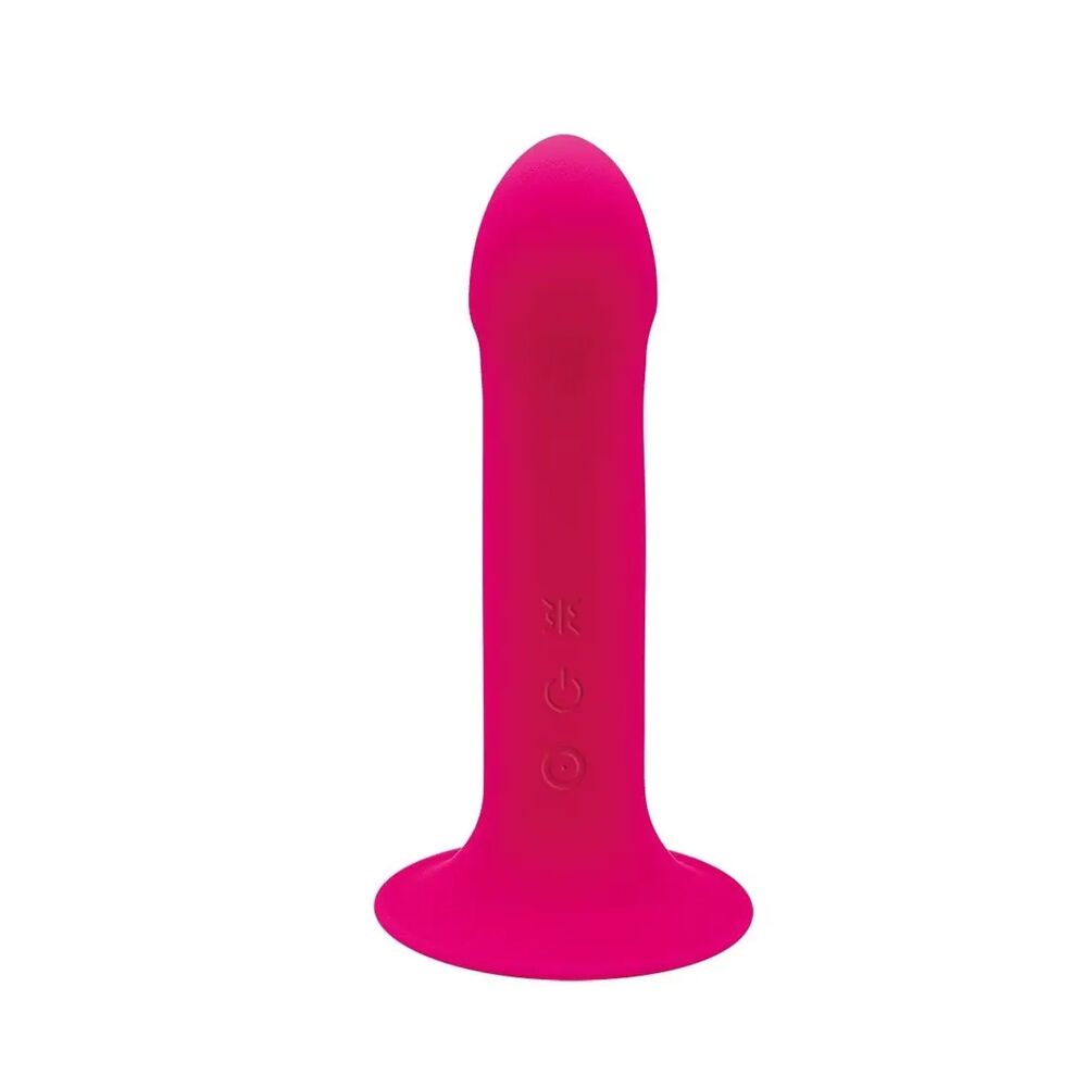 Dual-layer dildo with vibration Adrien Lastic Hitsens 2 Pink, excellent for a strapon, max diameter 4 cm,