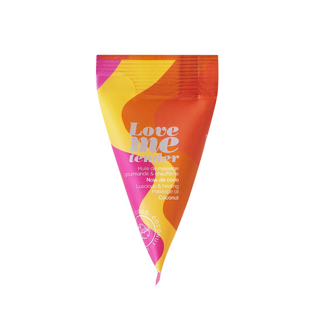 Massage Oil Love To Love - Love Me Tender Coconut (10 ml), coconut scent, paraben-free
