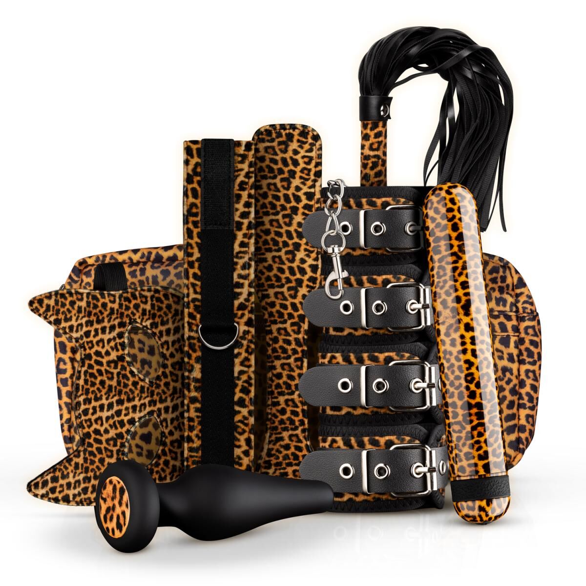 Panthra Gato 8-piece BDSM Accessory Set