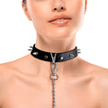 Spiked Collar and Leash Art of Sex - Collar Spikes and Leash