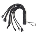 Flogger Cat, 9 braided tails 50 cm, black