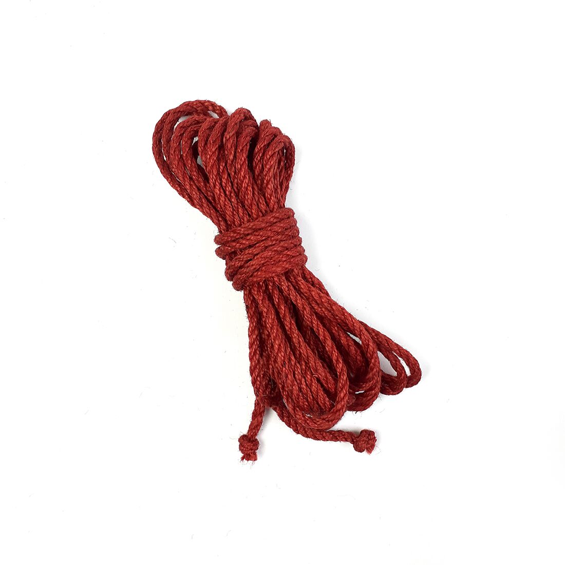 Jute Rope BDSM Art of Sex 8 meters, 6 mm, red