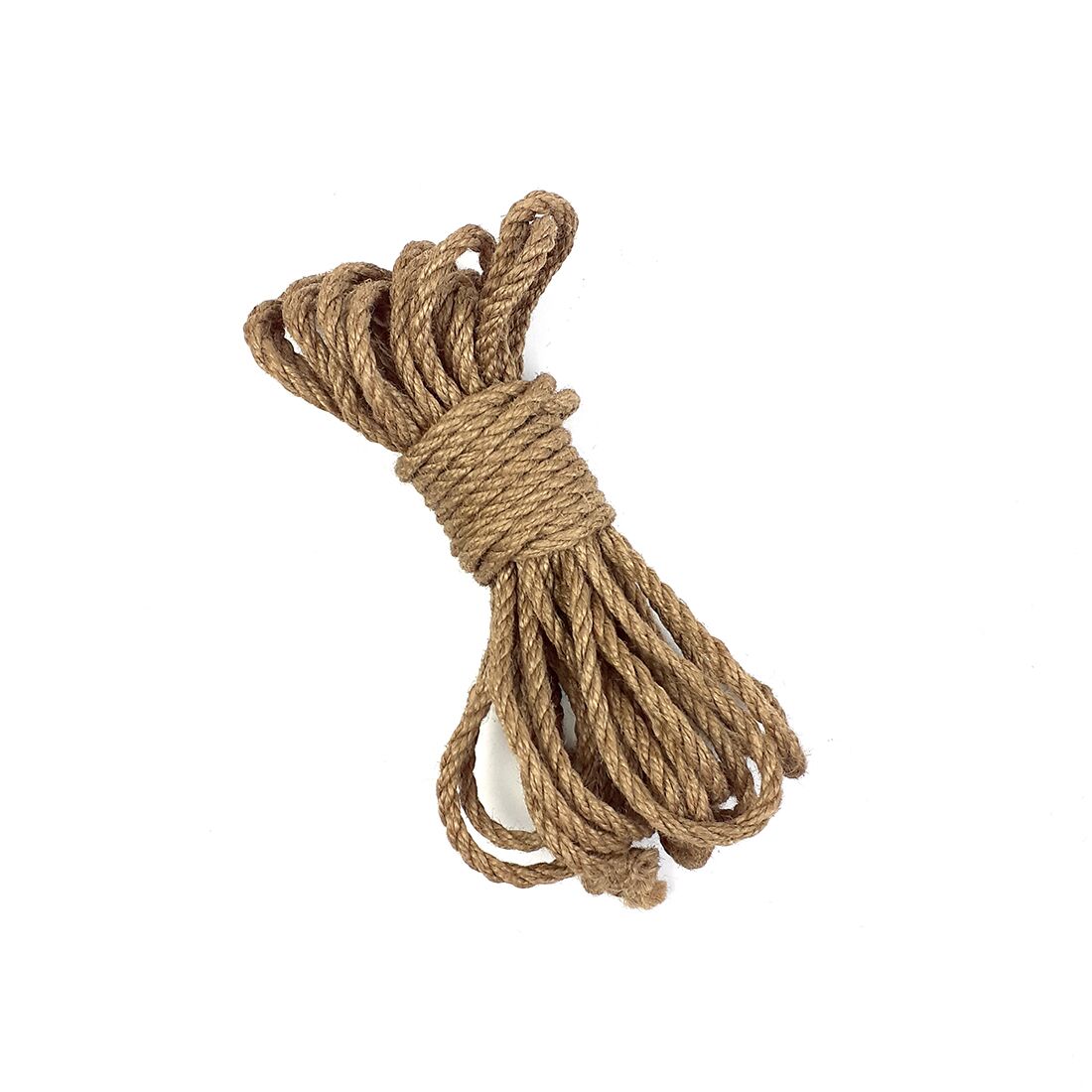 Jute Rope BDSM Art of Sex, 8 meters, 6 mm, natural color