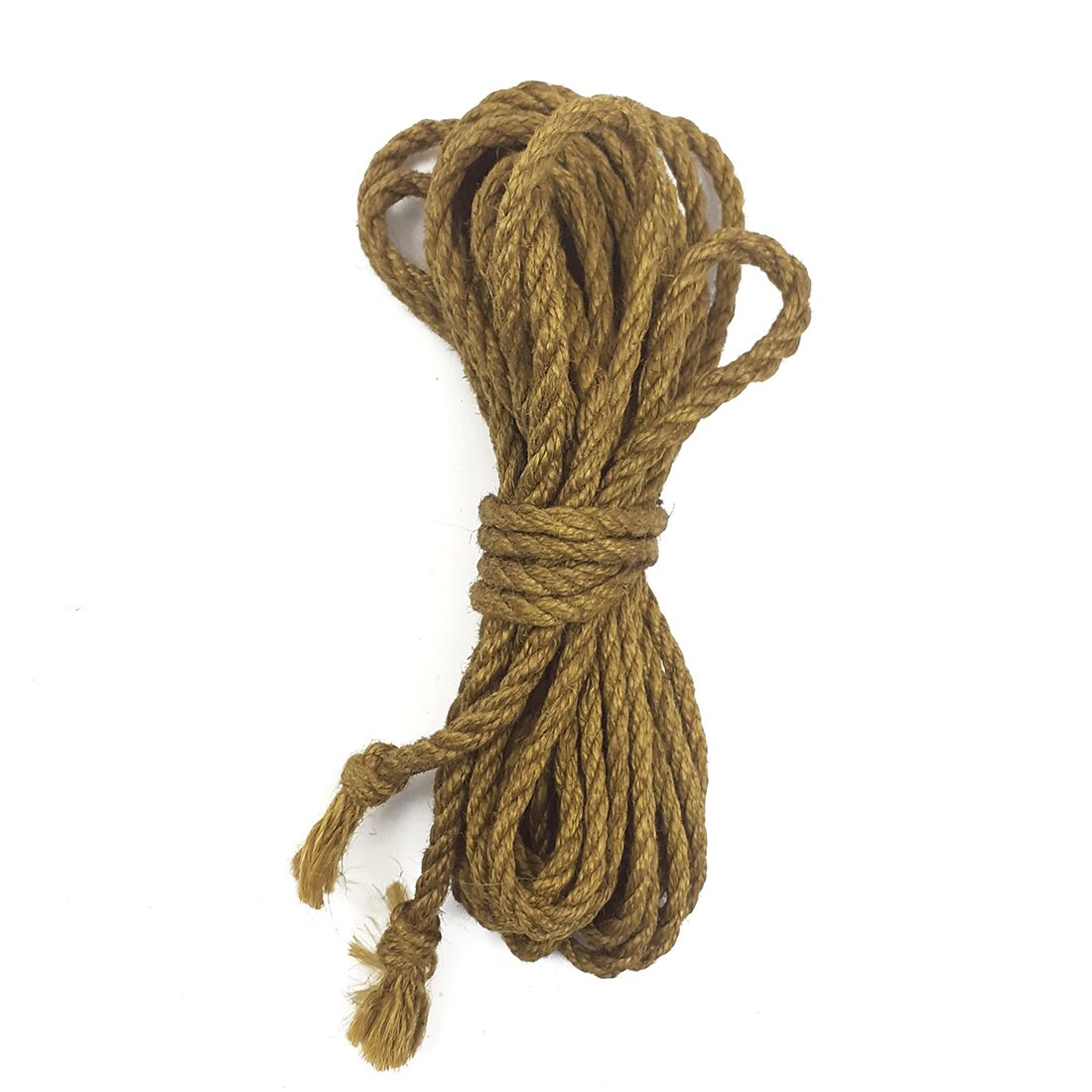 Jute Rope BDSM Art of Sex 8 meters, 6 mm, gold color