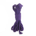 Cotton rope BDSM 8 meters, 6 mm, lavender color