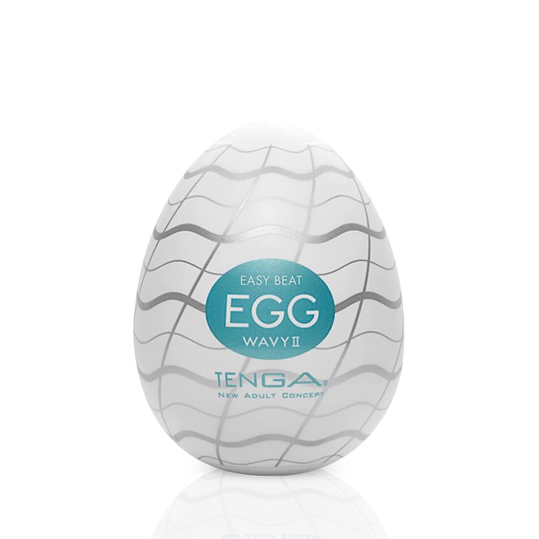 Tenga Egg Wavy II Masturbator with Double Wavy Relief