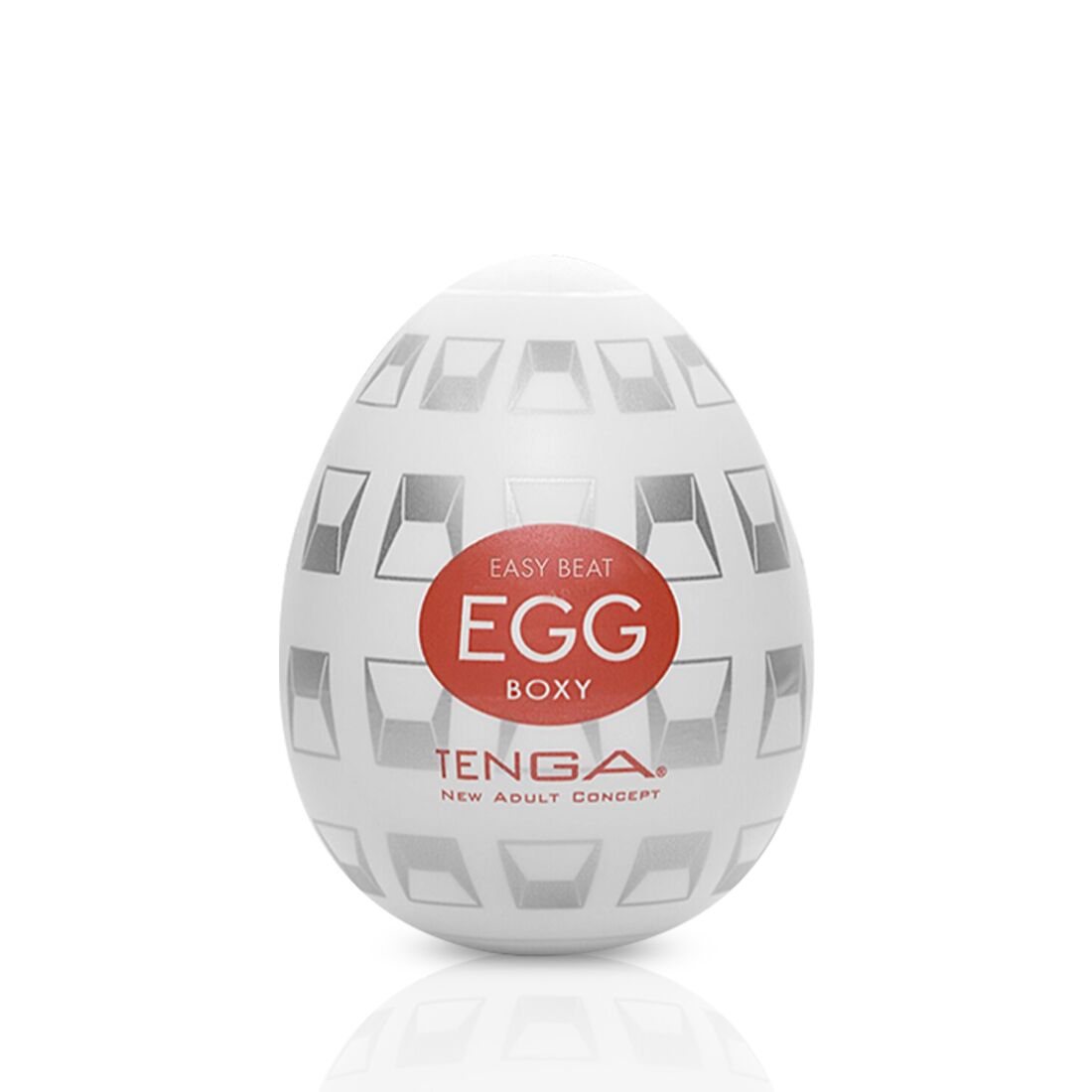 Tenga Egg Boxy Masturbator with Geometric Relief