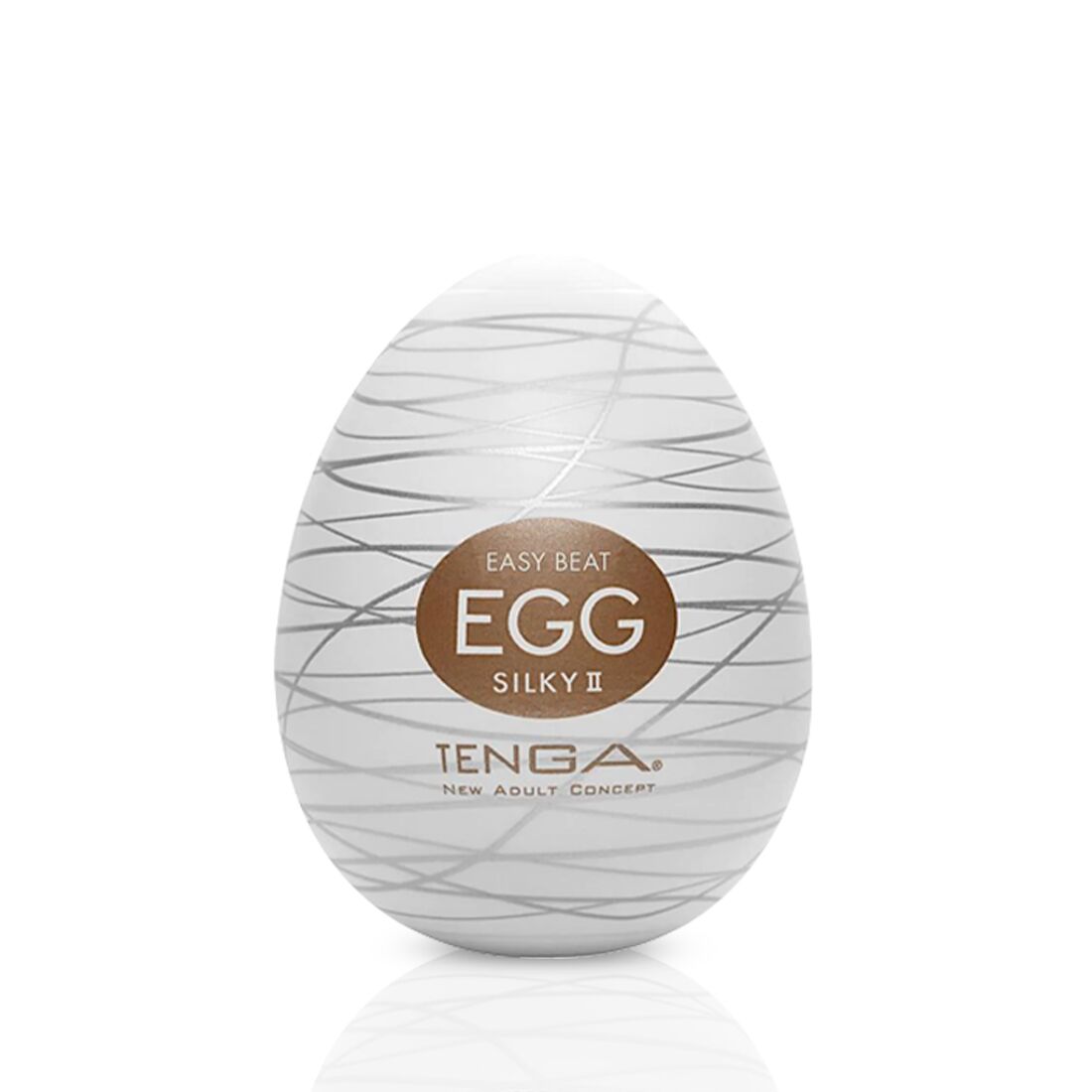 Tenga Egg Silky II Masturbator with Web-Like Texture