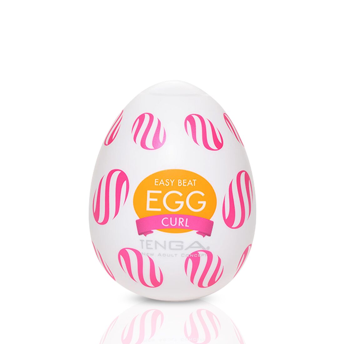 Tenga Egg Curl Masturbator with a Studded Texture
