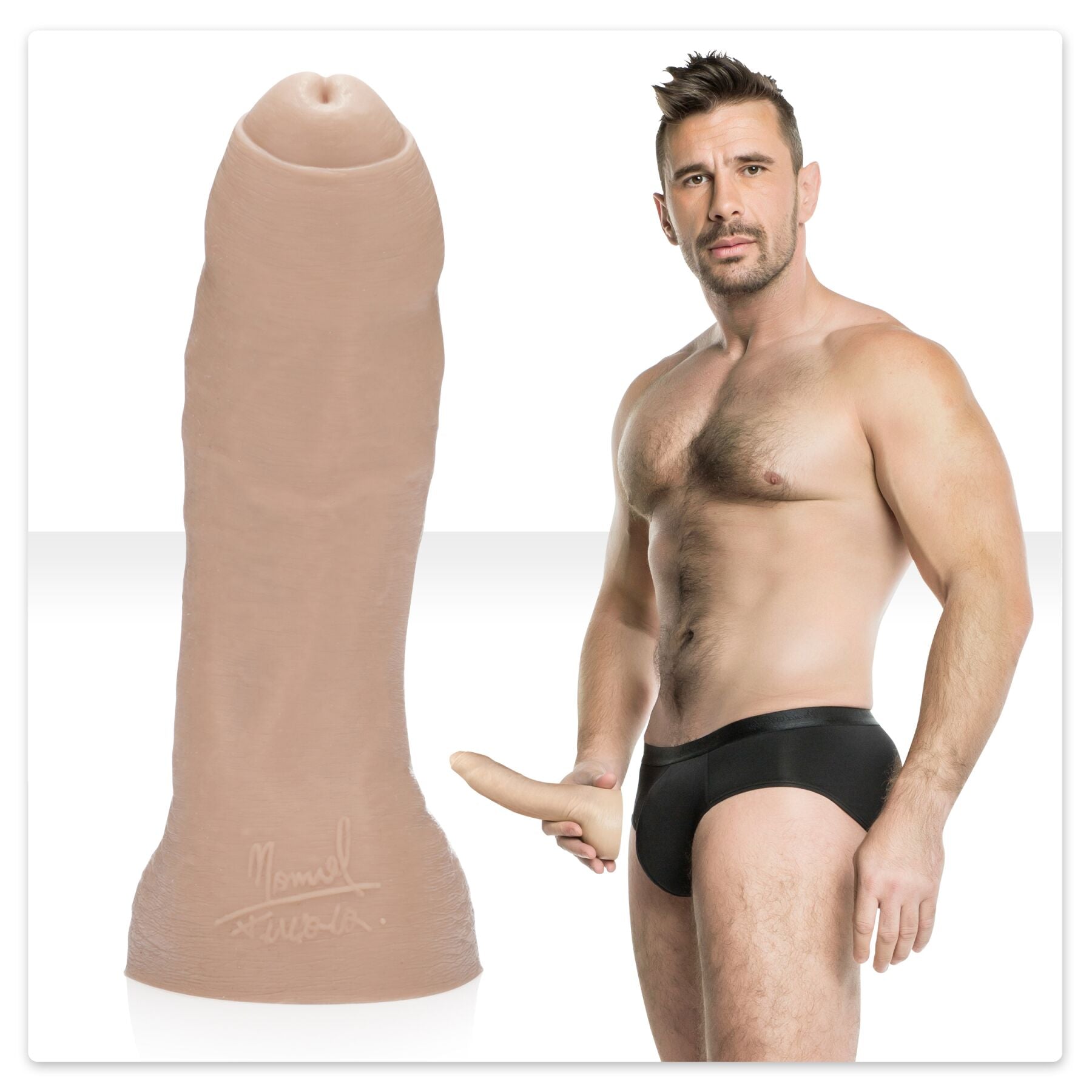 Fleshlight Guys Dildo: Manuel Ferrara Dildo, penis mold