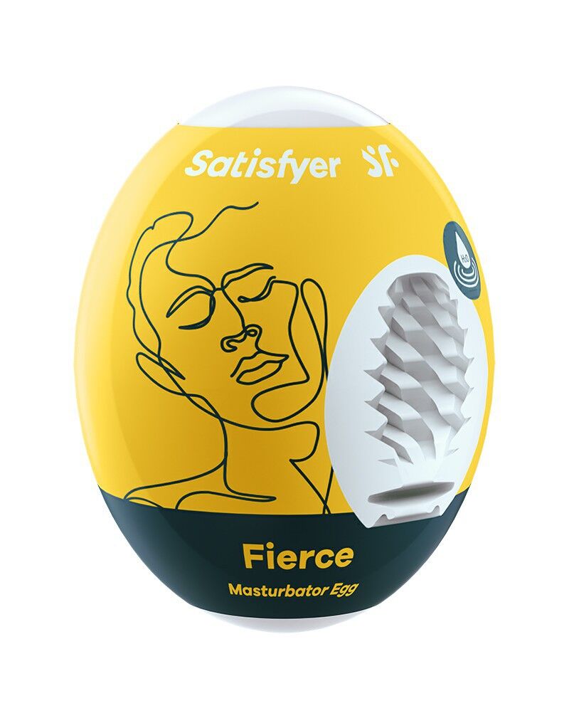 Self-lubricating Masturbator Egg Satisfyer Masturbator Egg Fierce, disposable, no lubricant needed