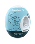 Self-lubricating Masturbator Egg Satisfyer Masturbator Egg Savage, disposable, no lubricant needed