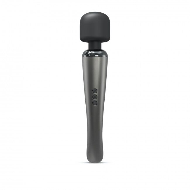 Powerful rechargeable vibrator Dorcel Megawand Chrome Silver, 160 modes