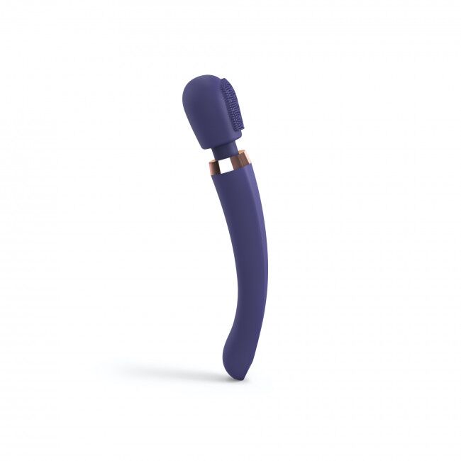 Vibrating Massager with Silicone Brush Love to Love Brush Crush – Midnight Indigo